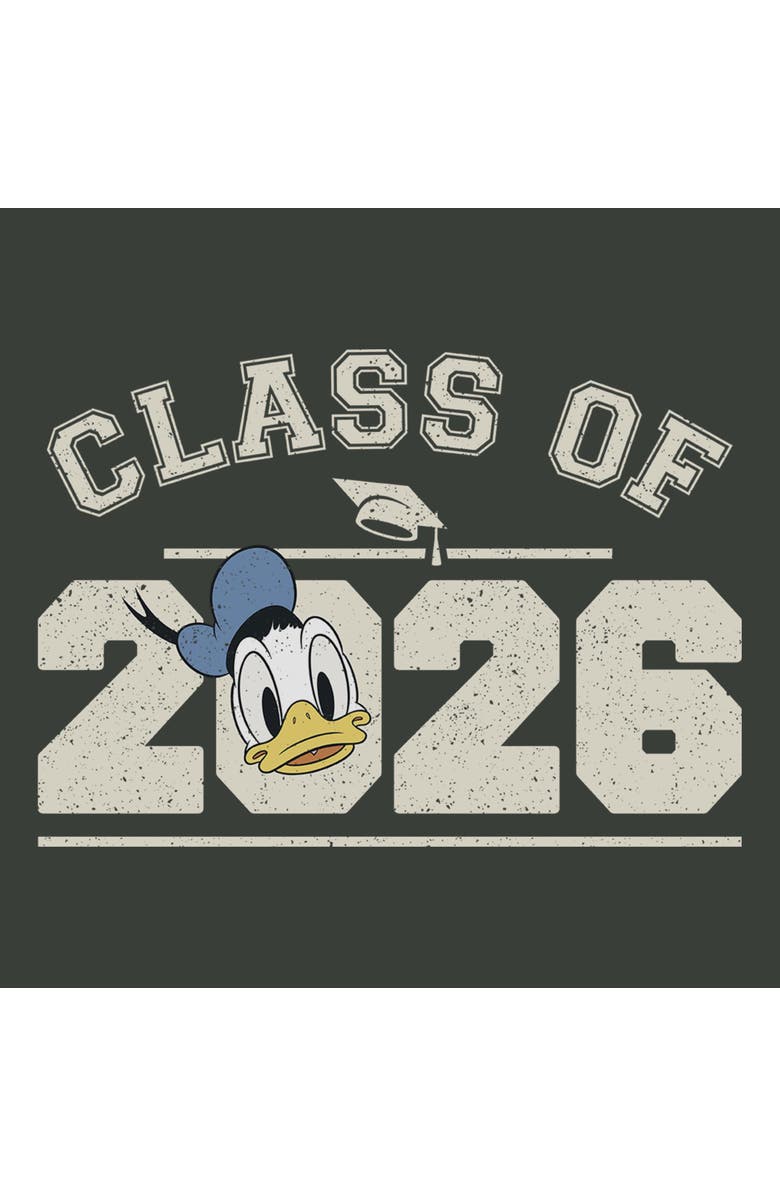 Mickey & Friends Men's Mickey & Friends Donald Class of 2026  Graphic T-Shirt, Alternate, color, Dark Heather