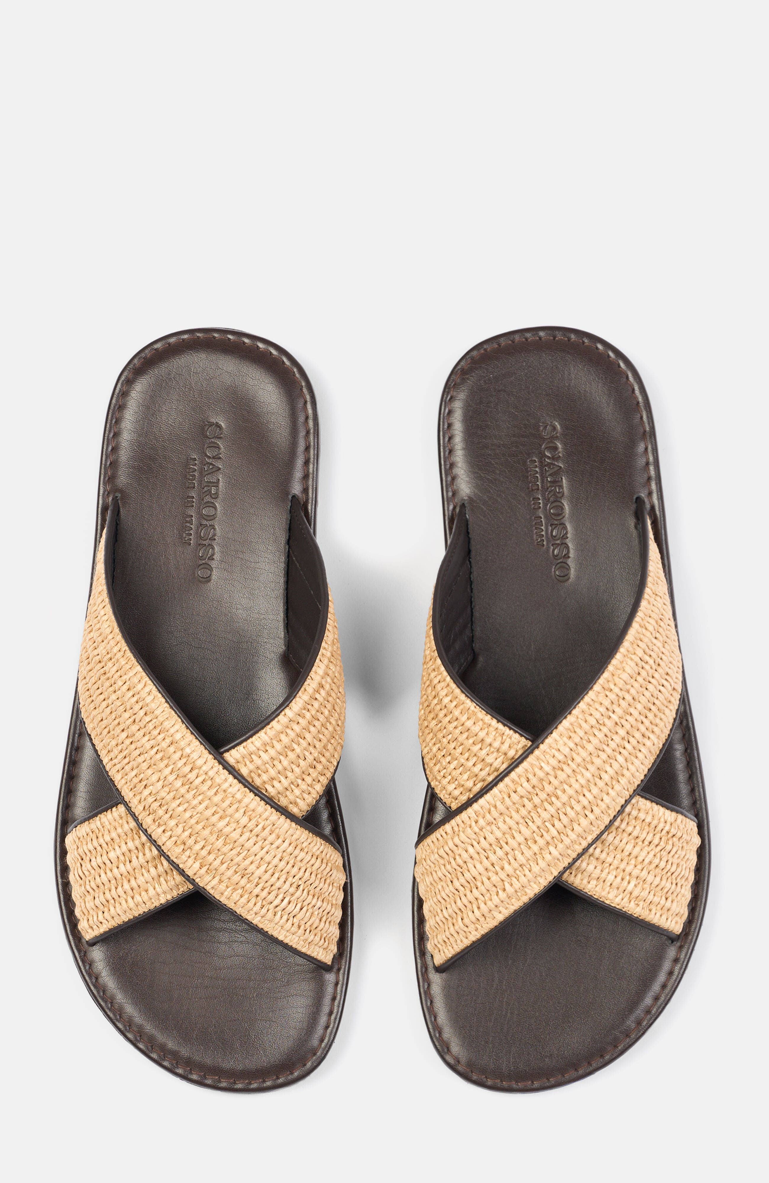 Ettore Sandals, Alternate, color, Beige - Raffia
