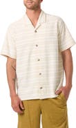 O'Neill Country Club Stripe Knit Camp Shirt