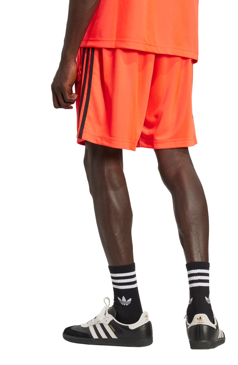 adidas Adicolor Jacquard Shorts, Alternate, color, Lucid Red/ Black