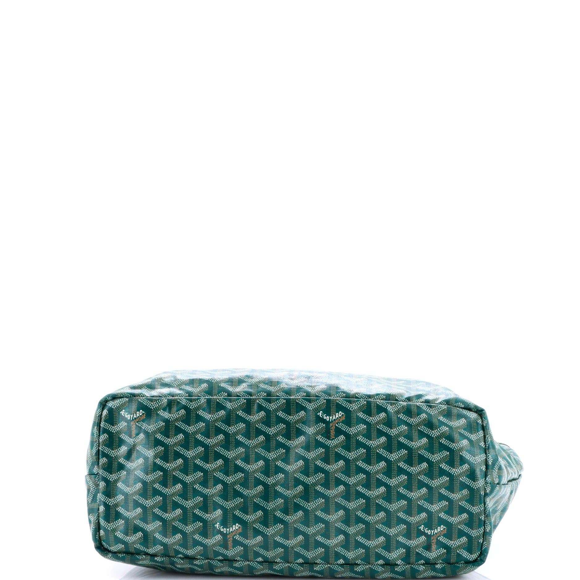 Pre-Owned Goyard Saint Louis Tote Printed Coated Canvas PM, Alternate, color, Green