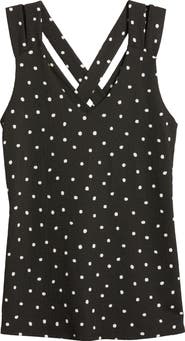 Loveappella Crisscross Tank Top