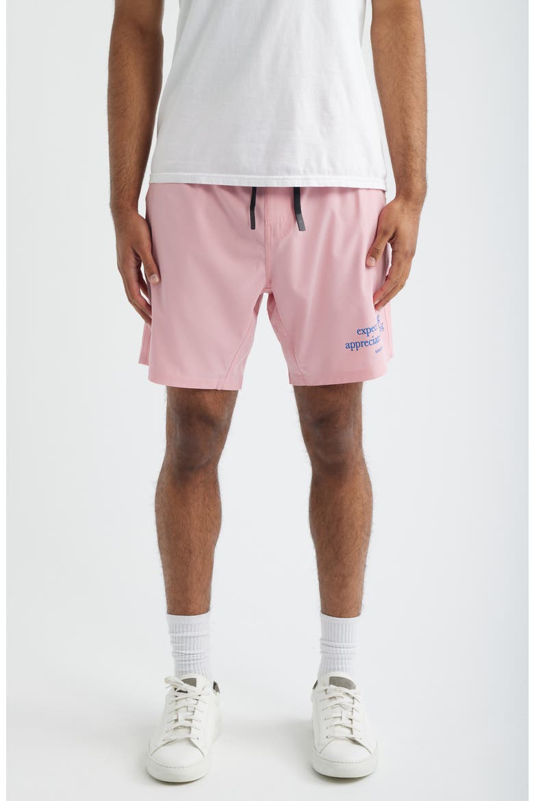 Tempo Appreciate Tech Drawstring Shorts - Jett Lawrence Edition, Main, color, PINK