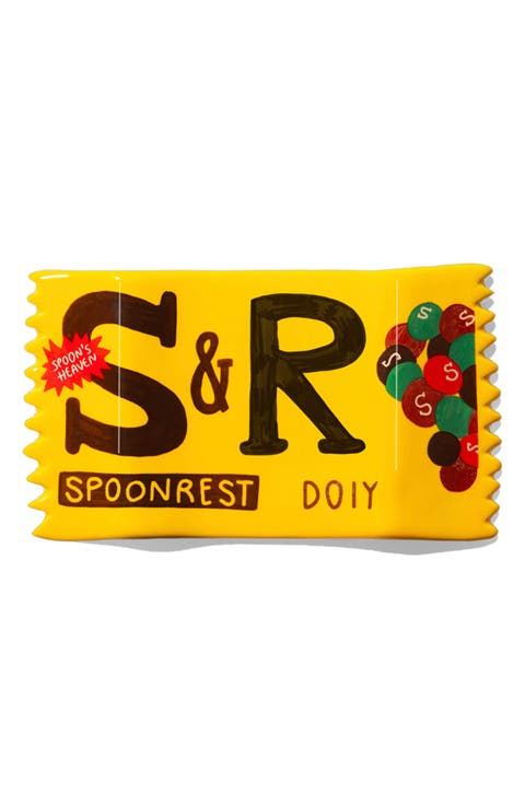 Corner Shop Collection S & R Ceramic Spoon Rest