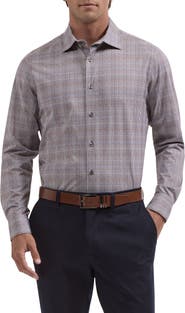 Bugatchi James OoohCotton Performance Long Sleeve Button Up Shirt