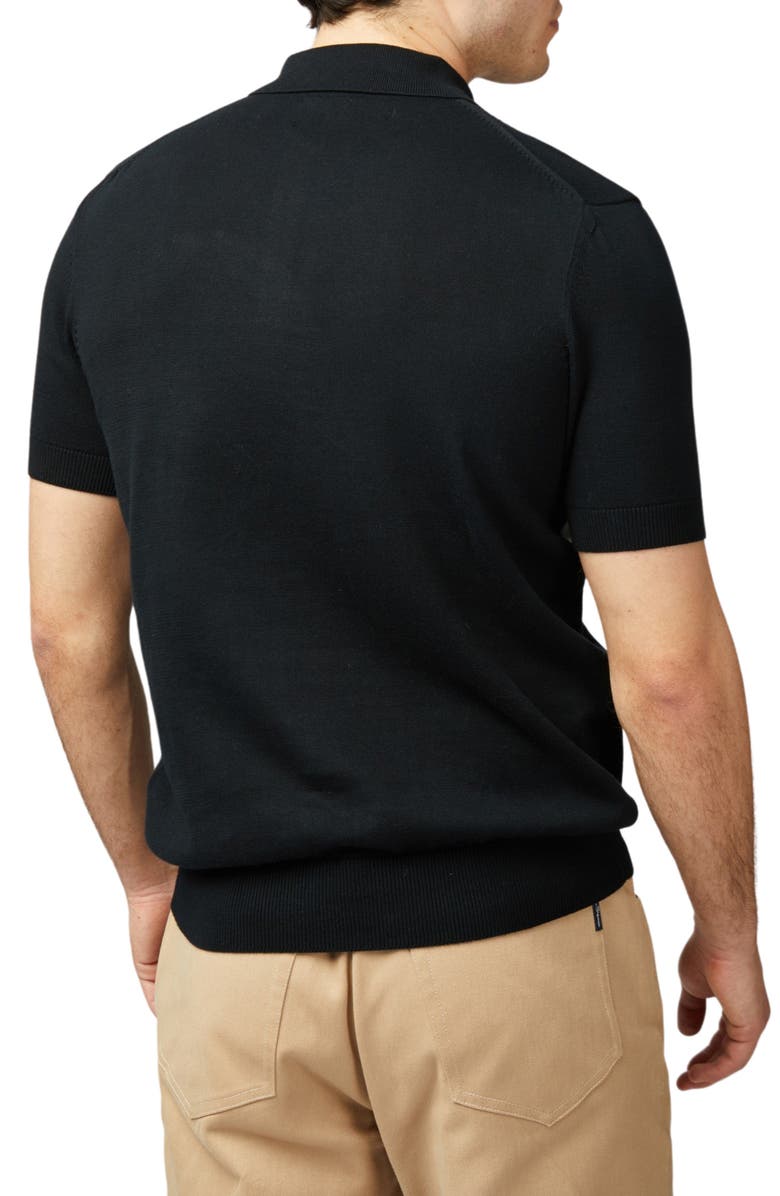 Ben Sherman Chest Stripe Organic Cotton Polo Sweater, Alternate, color, 