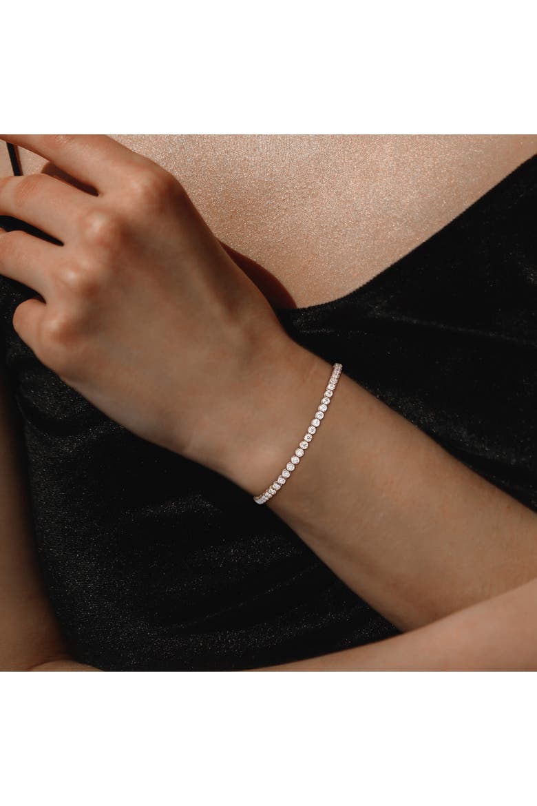 2ct. t.w. Lab-Grown Diamond Tennis Bracelet 14k, Alternate, color, White Gold