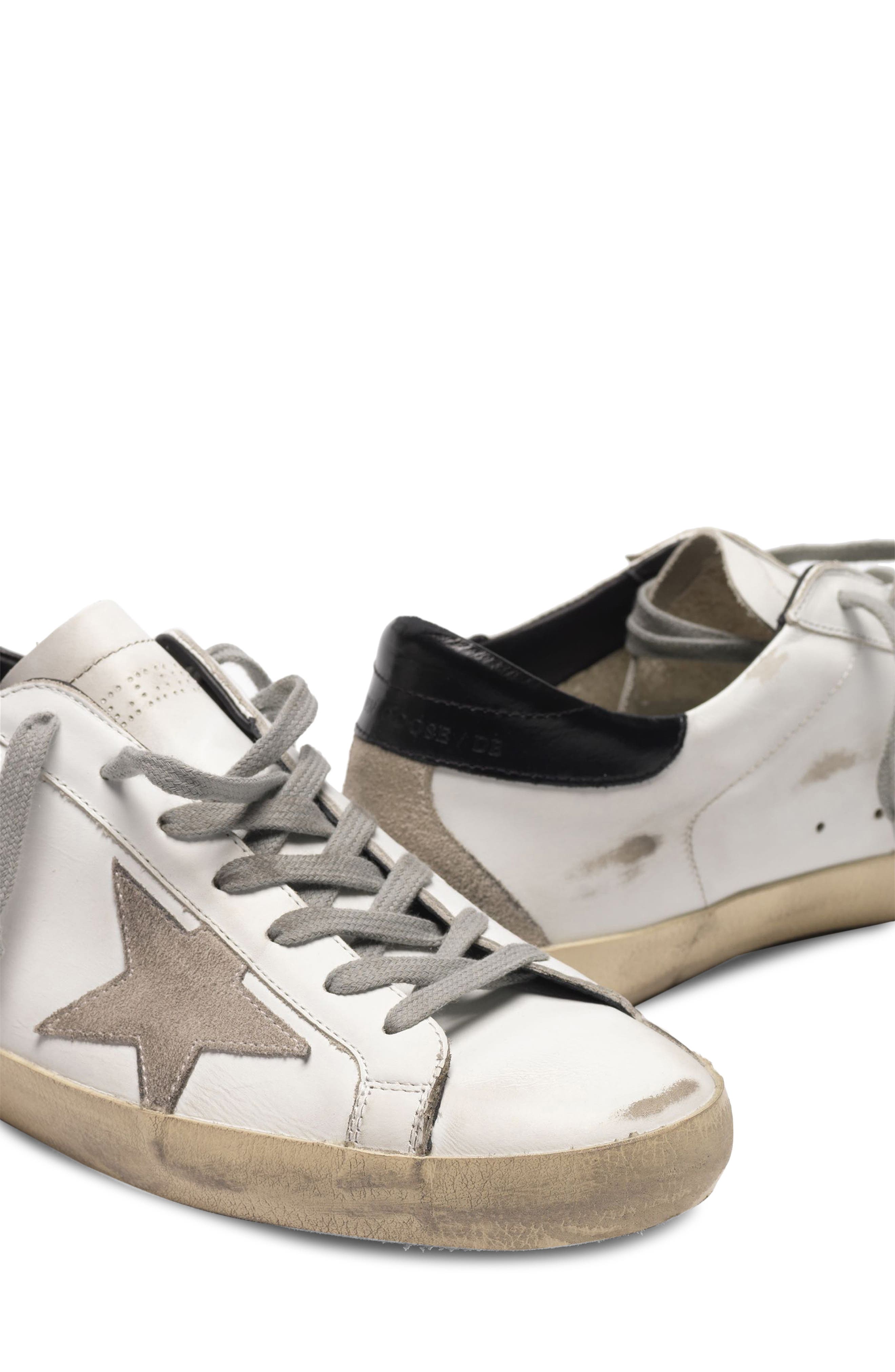 Golden Goose Super-Star Sneaker, Alternate, color, White/ Ice/ Black