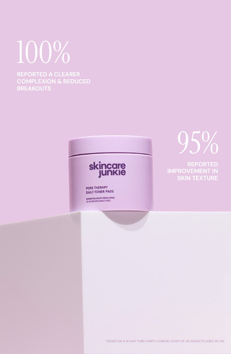 SKINCARE JUNKIE Pore Therapy Daily Toner Pads, Alternate, color, 
