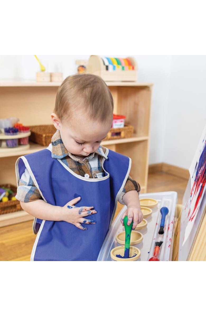 Kaplan Early Learning Company Toddler Sleeveless Aprons - Set of 4, Alternate, color, 