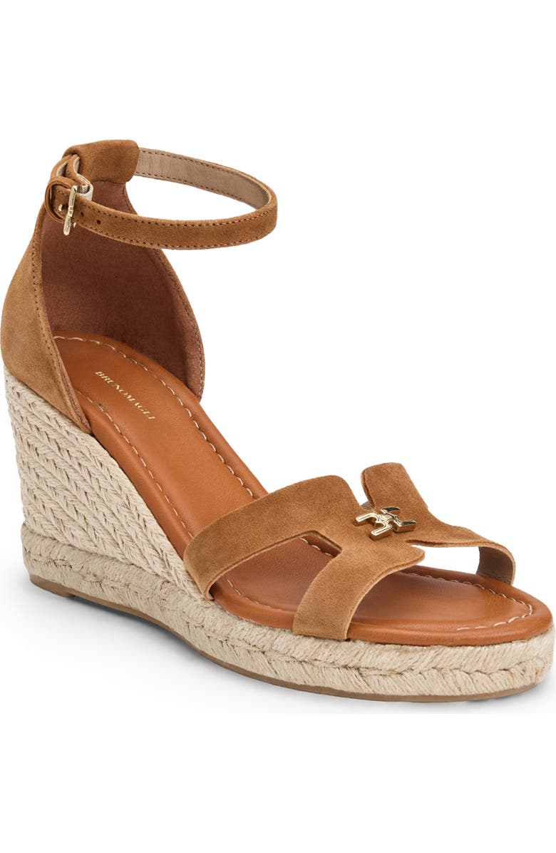 Bruno Magli Dina Ankle Strap Wedge Sandal, Main, color,