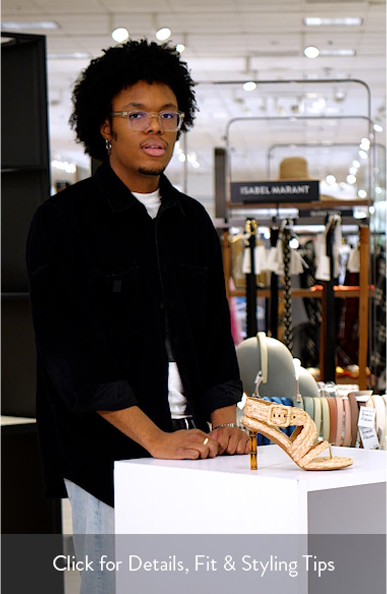 Boreal Raffia Sandal, sales video thumbnail