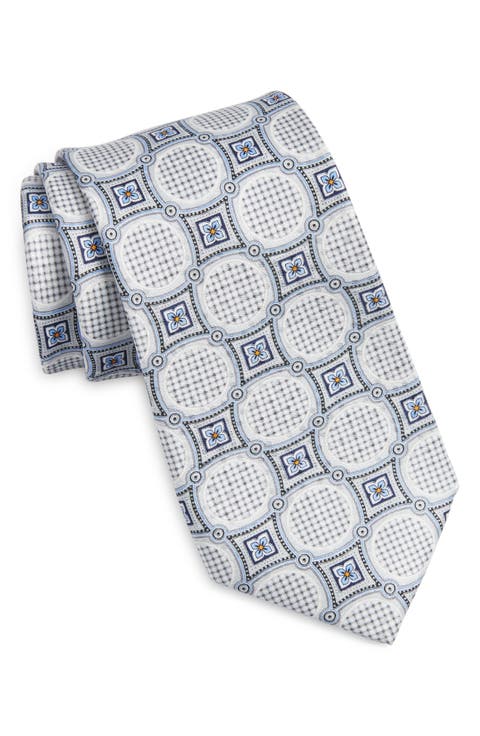 Medallion Silk Tie