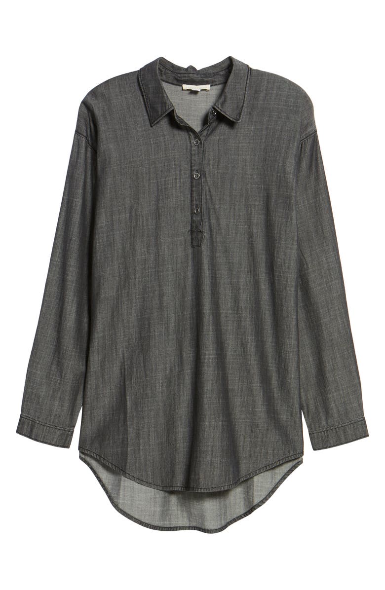 Eileen Fisher Tencel<sup>®</sup> Lyocell & Organic Cotton Tunic Shirt, Alternate, color,