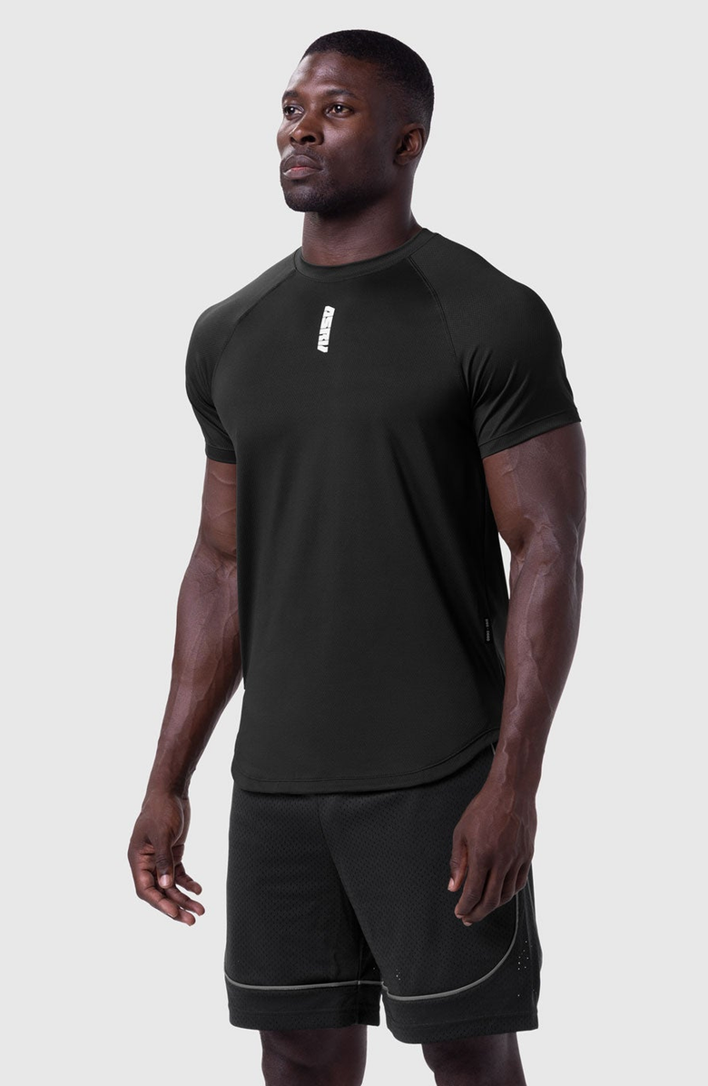 ASRV AeroSilver Established Tee, Main, color, Black Blade