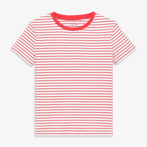 Adult Rib Tee In Stripe (Women's Fit)