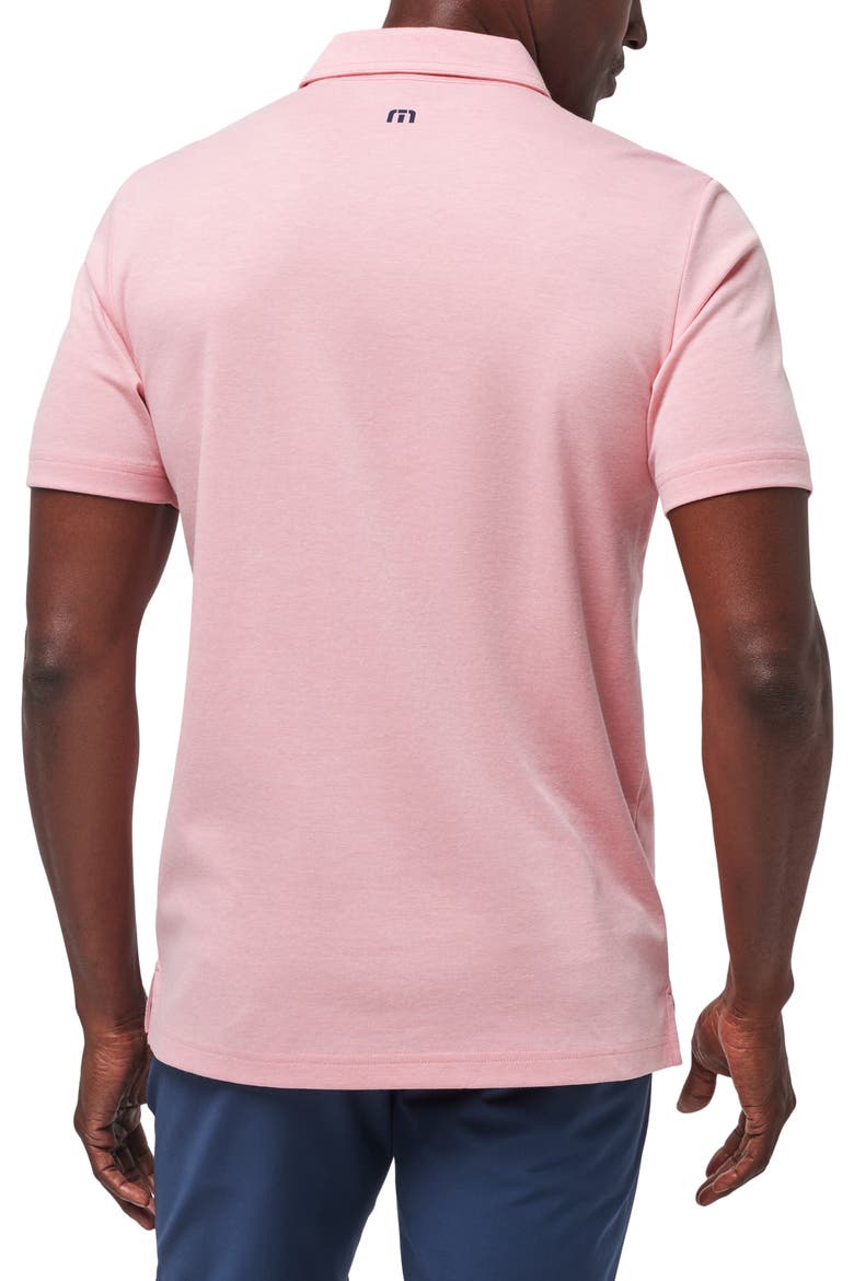 Local Discount Stripe Piqué Polo, Alternate, color, HEATHER BLUSH