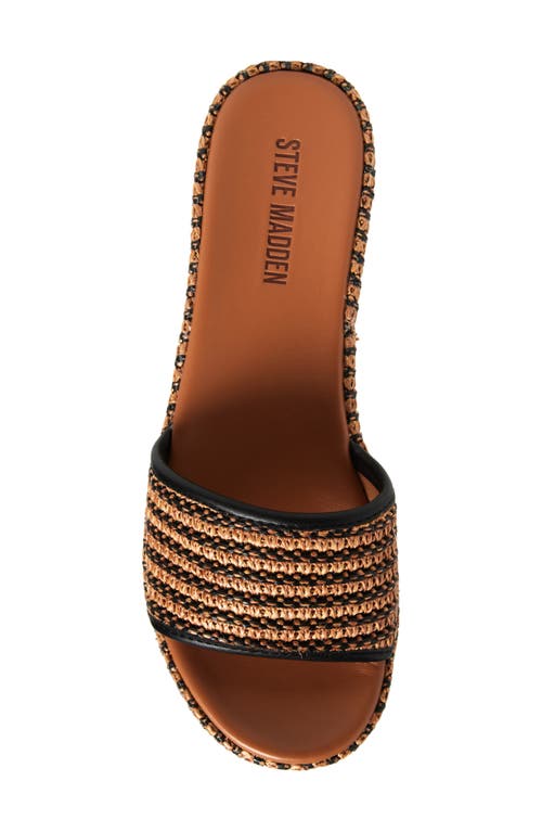 Steve Madden Cosima Platform Slide Sandal In Multi