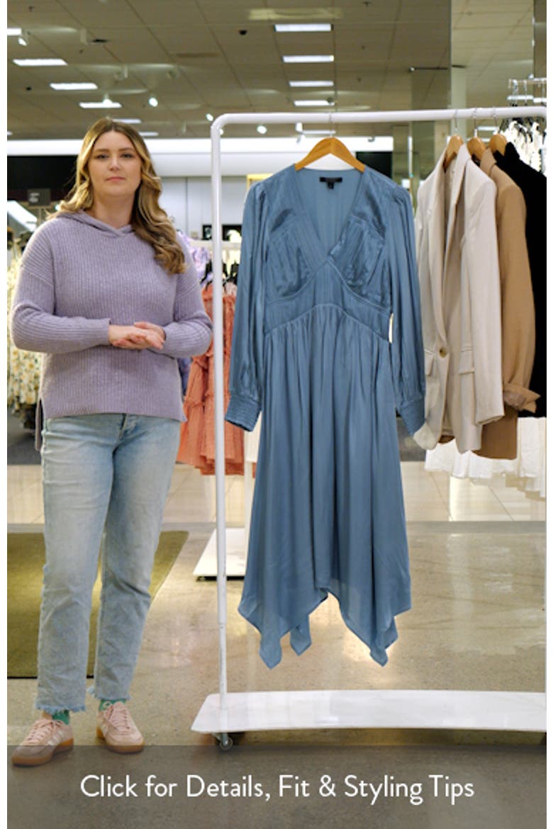 Estelle Long Sleeve Asymmetric Hem Dress video