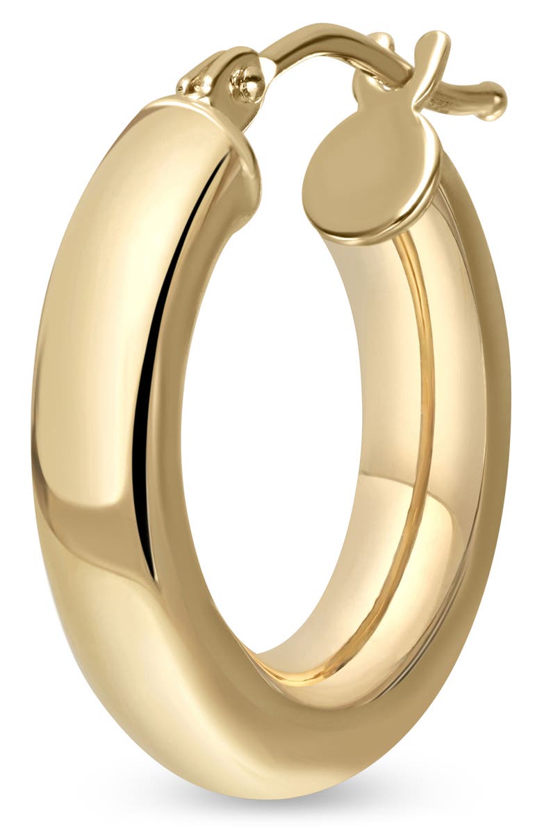 Bony Levy Essentials 14K Gold Smooth Hoop Earrings, Alternate, color, 14Ky