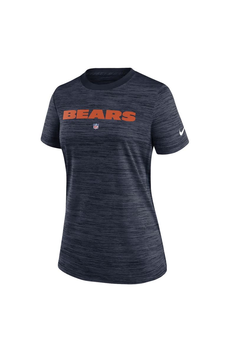Nike Women's Nike Navy Chicago Bears Sideline Velocity Performance T-Shirt, Alternate, color, Navy
