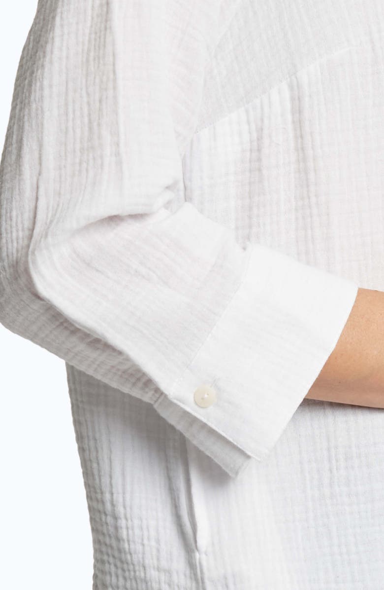Foxcroft Sophia Cotton Gauze Popover Shirt, Alternate, color, 