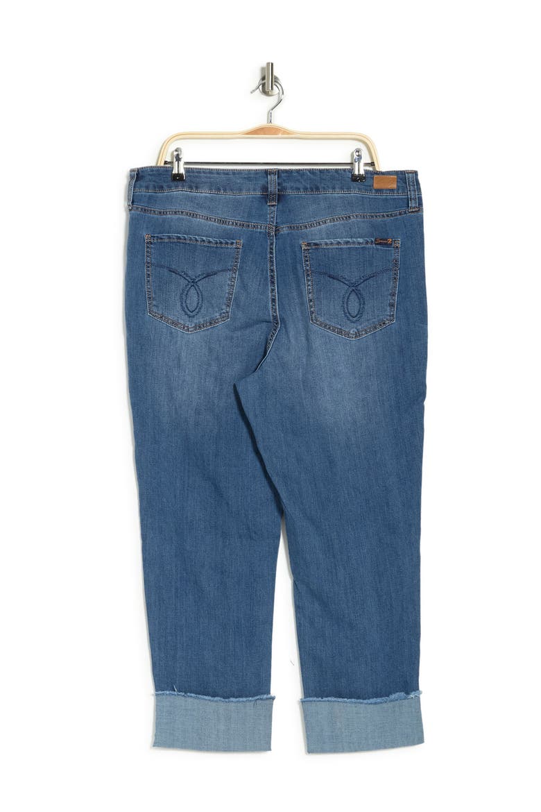 Slim Straight Cuff Denim Jeans, Alternate, color, GLOSS