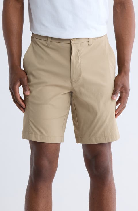 Flat Front 9-Inch Golf Shorts