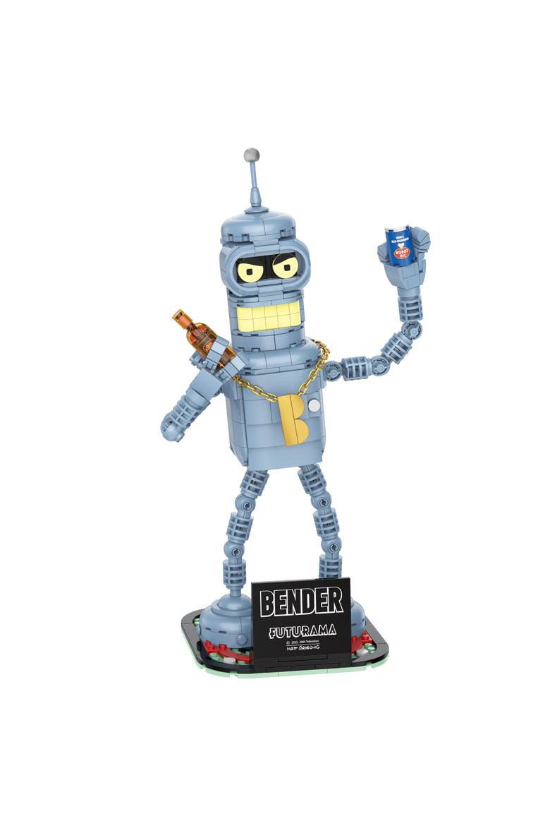 Futurama Bender Building Set, Alternate, color, Yellow