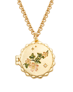 Fable England Ivy Blossom Locket Necklace