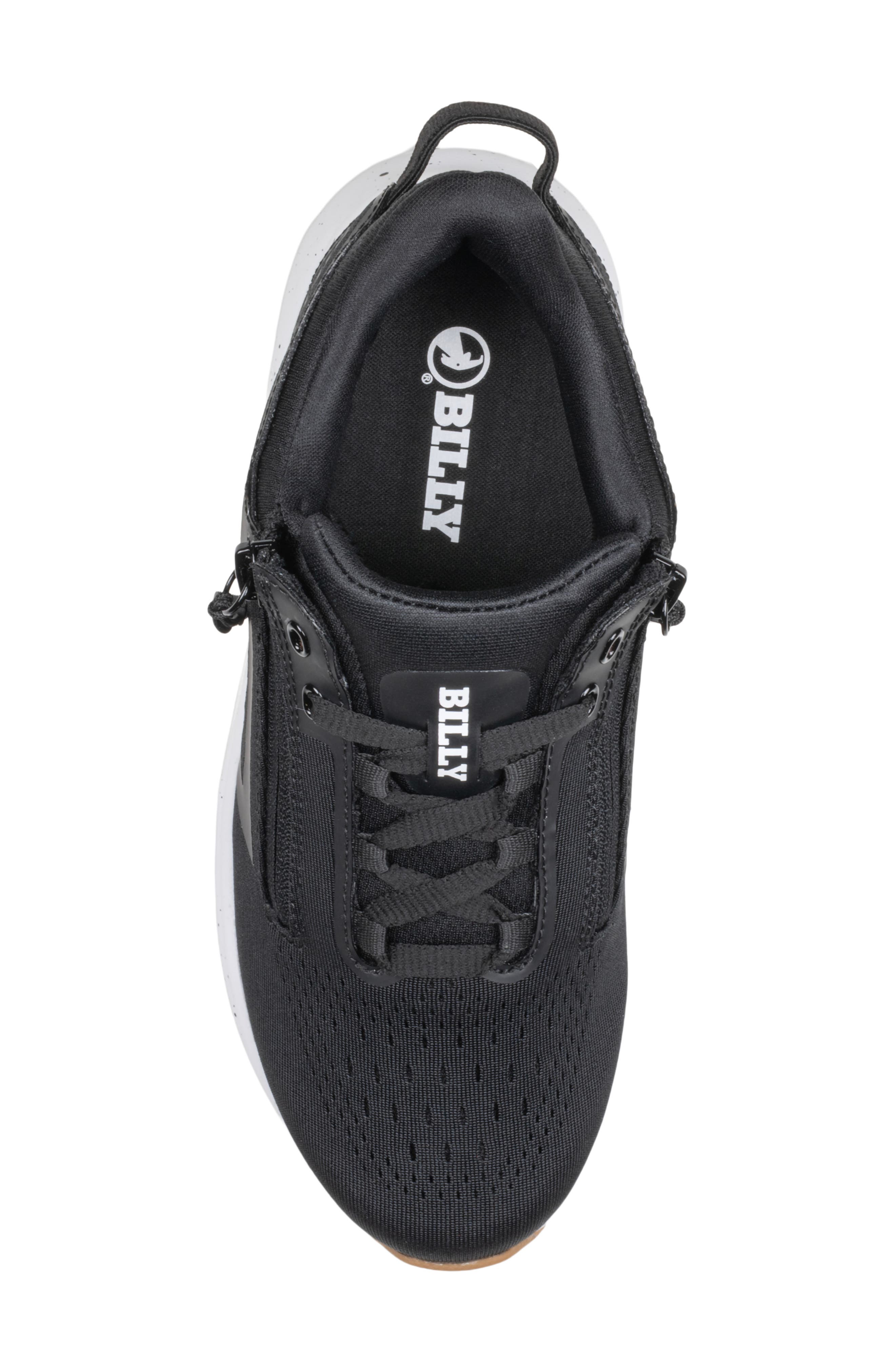 BILLY Footwear Sport Inclusion DZ1 Double Zip Sneaker, Alternate, color, Black/ White/ Gum