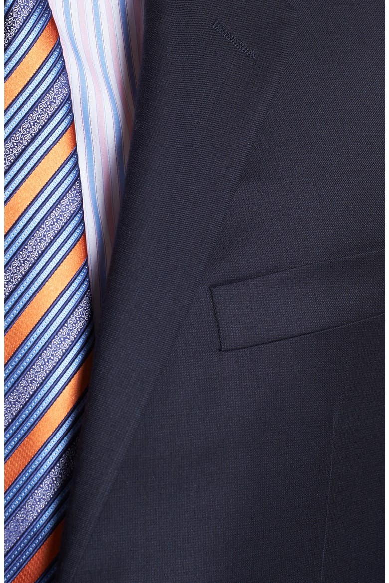 Navy Worsted Wool Suit, Alternate, color, NAVY