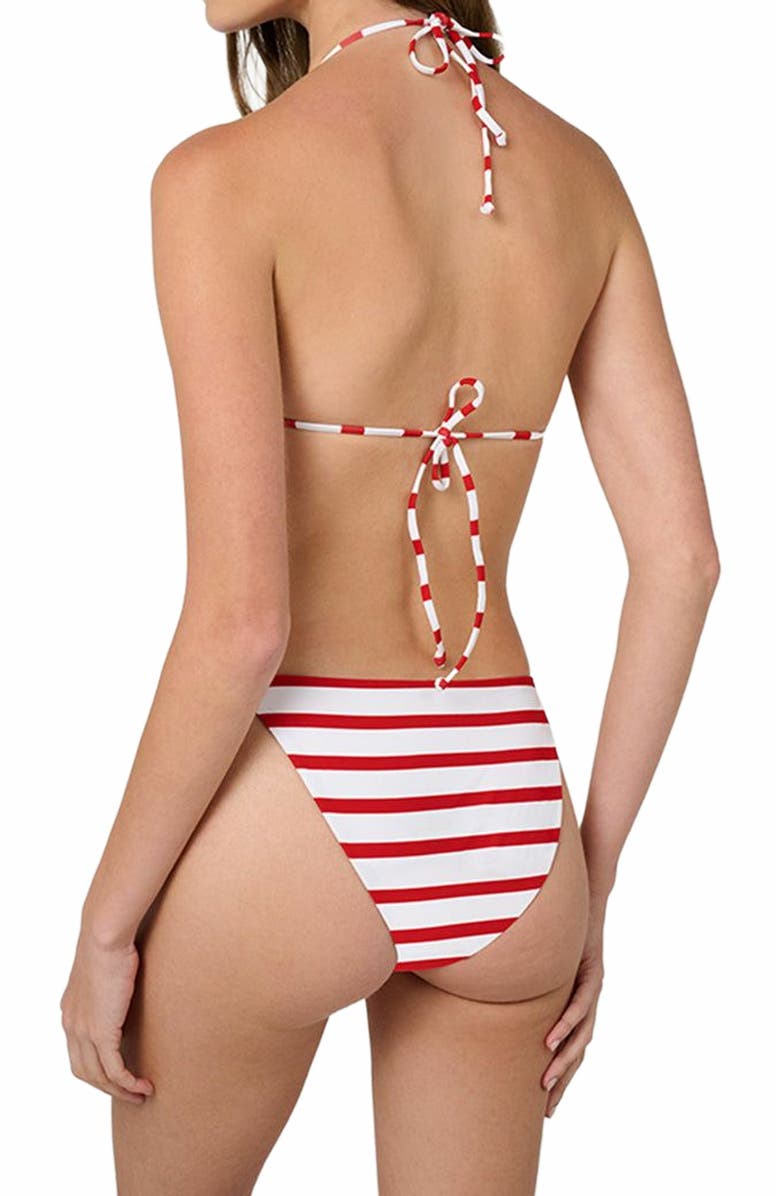 WeWoreWhat Triangle Top, Alternate, color, Off Wht/True Rd