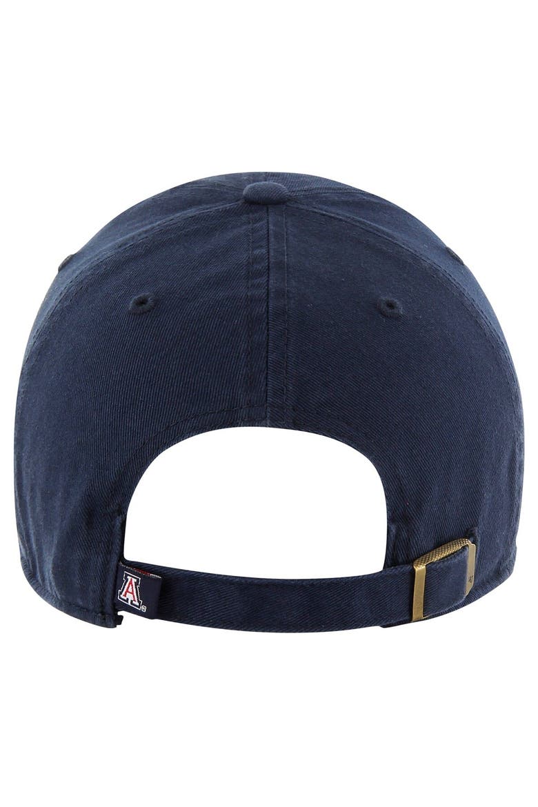 Men's '47 Navy Arizona Wildcats Clean Up Adjustable Hat, Alternate, color, Navy