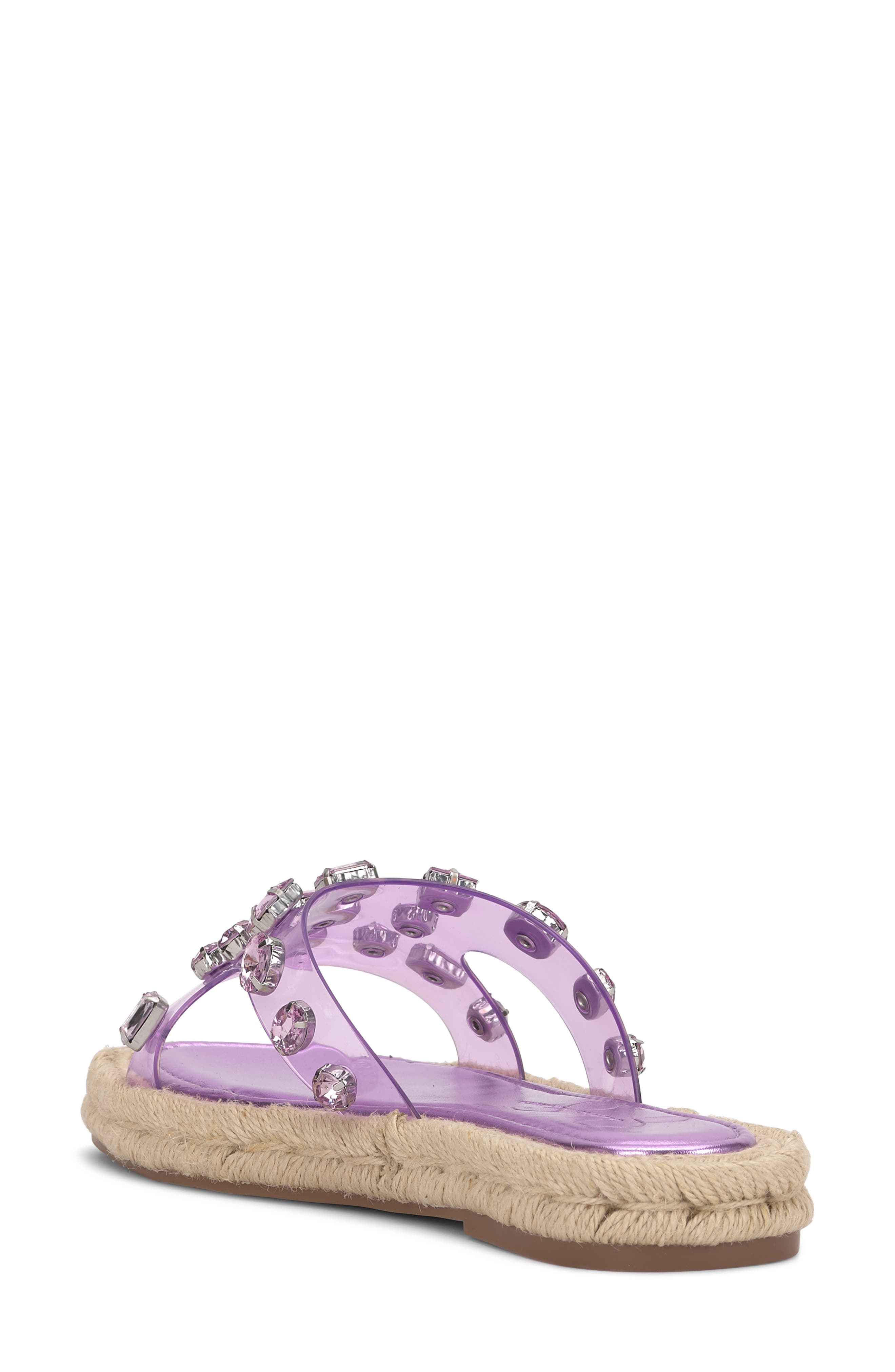Jinka Espadrille Slide Sandal, Alternate, color, PALE PURPLE