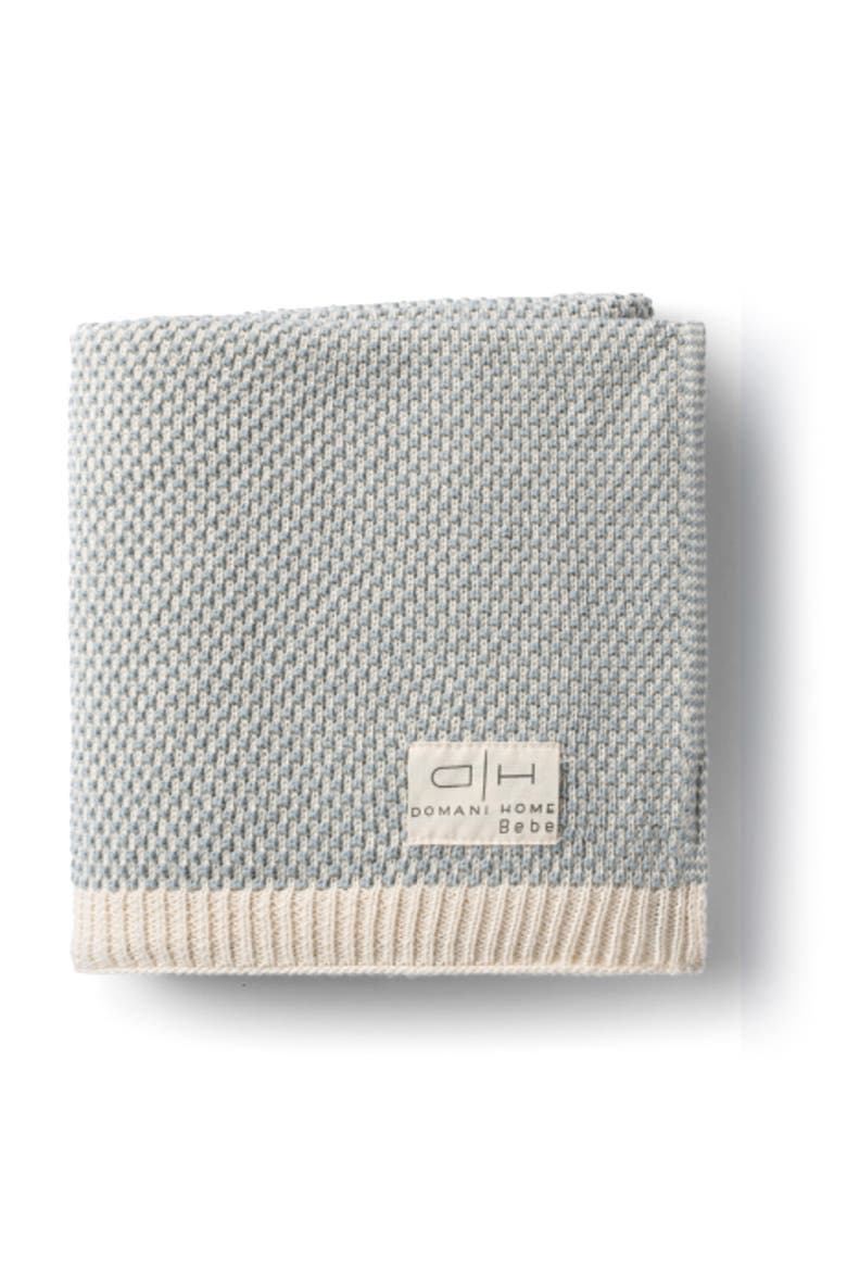 Brunello Baby Blanket, Main, color, LAKE BLUE