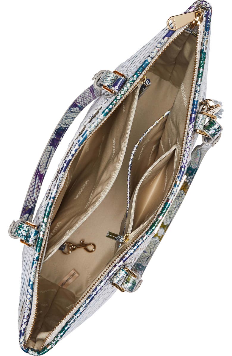 Brahmin Medium Asher Croc Embossed Leather Tote, Alternate, color,