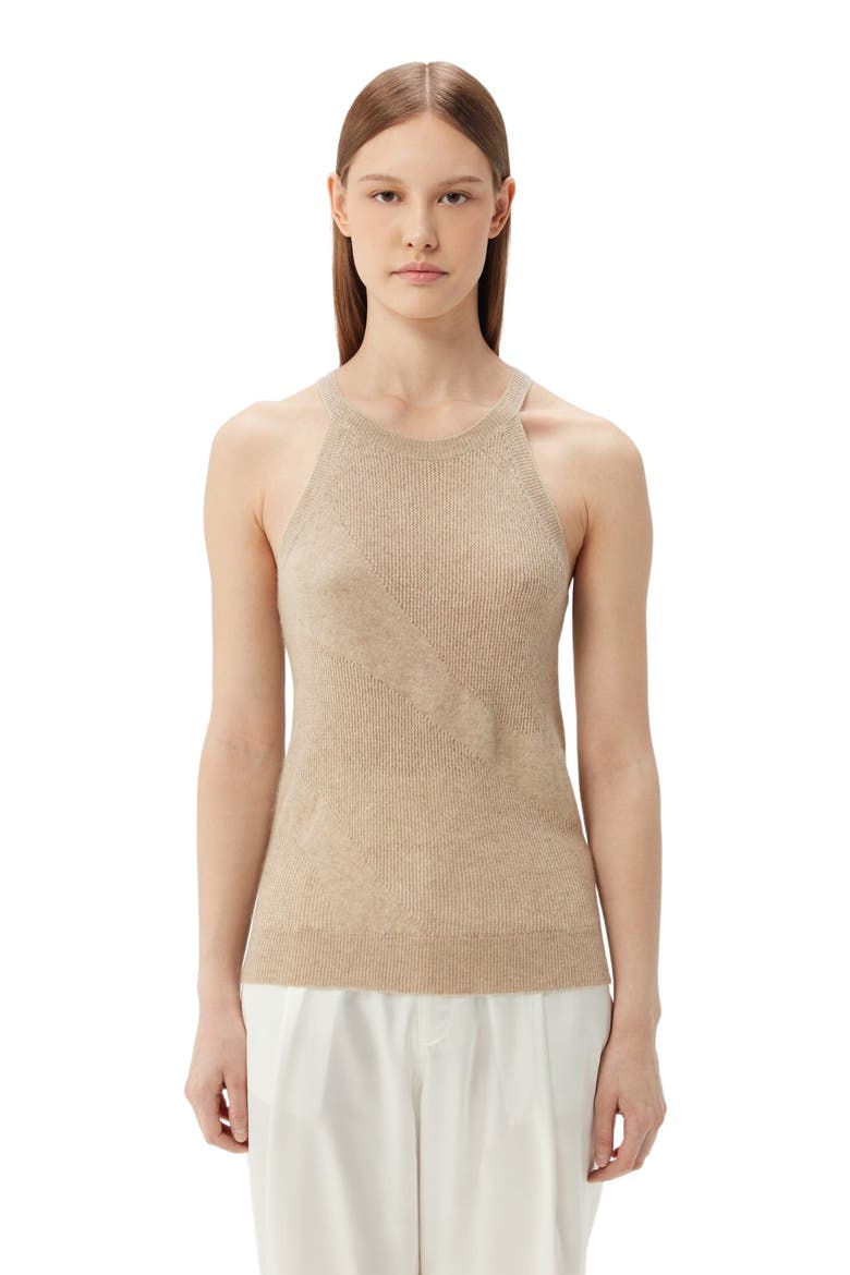 Cashmere Top, Main, color, warm grey
