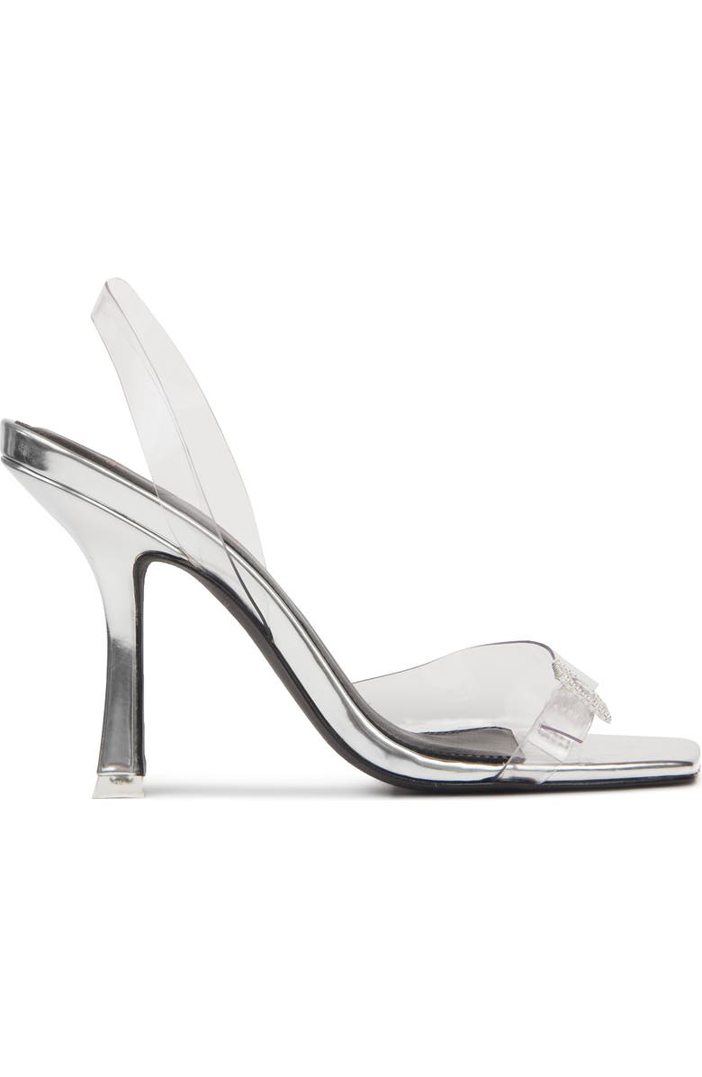 BLACK SUEDE STUDIO Porsha Slingback Sandal, Alternate, color,