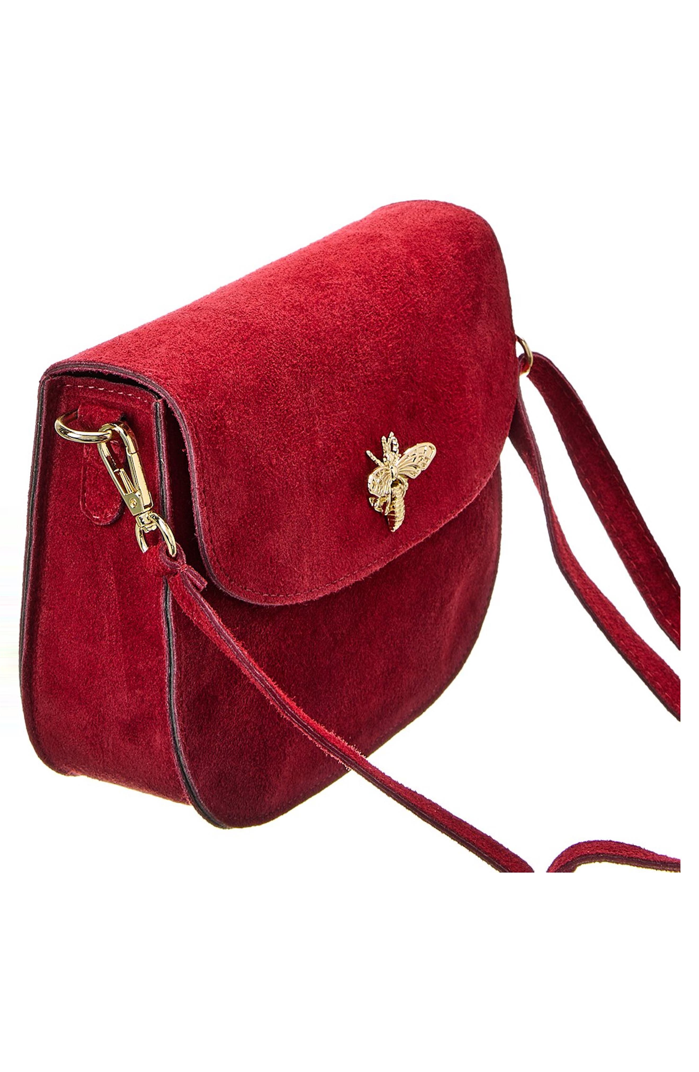 Persaman New York Bee Crossbody Bag, Alternate, color, Red