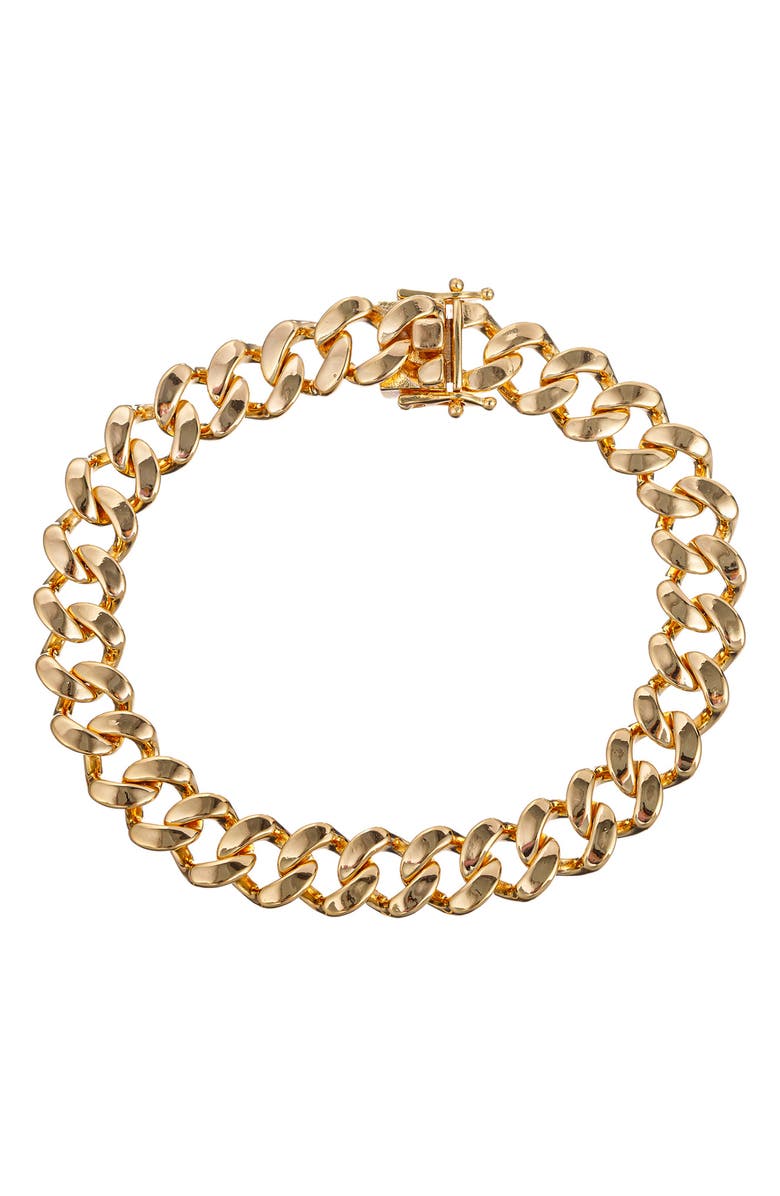 EYE CANDY LOS ANGELES Men's Cuban Link Necklace, Main, color, Gold
