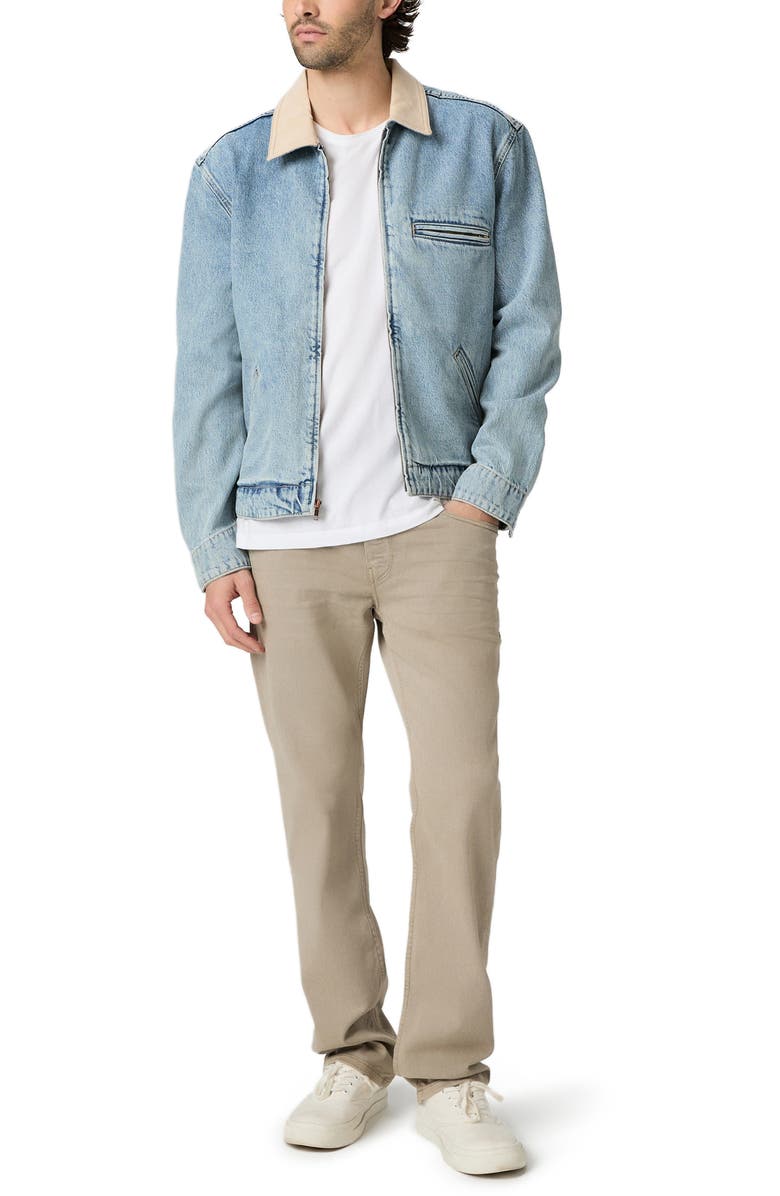 PAIGE Laughlin Denim Zip-Up Jacket, Alternate, color, Moby