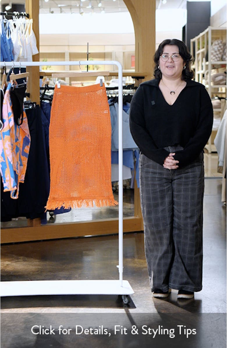 Ginger Garden Tano Sheer Cover-Up Skirt, sales video thumbnail