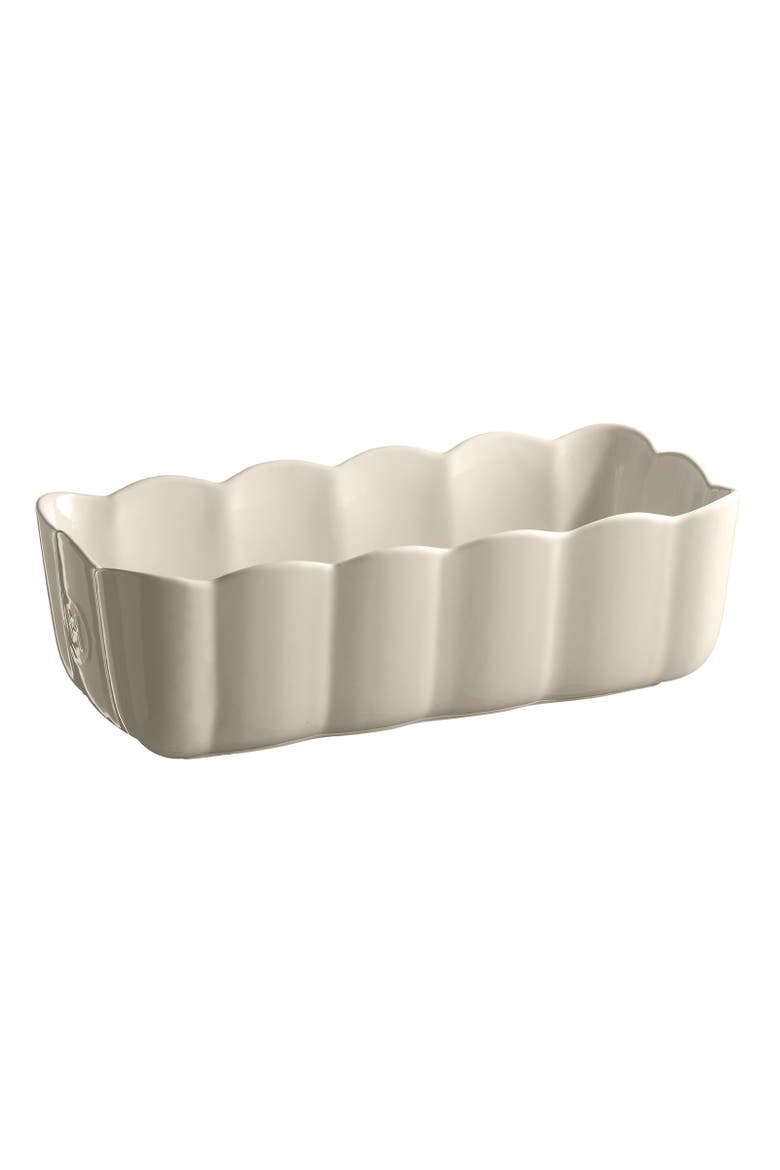 Madeleine Ceramic Loaf Pan, Main, color, Clay