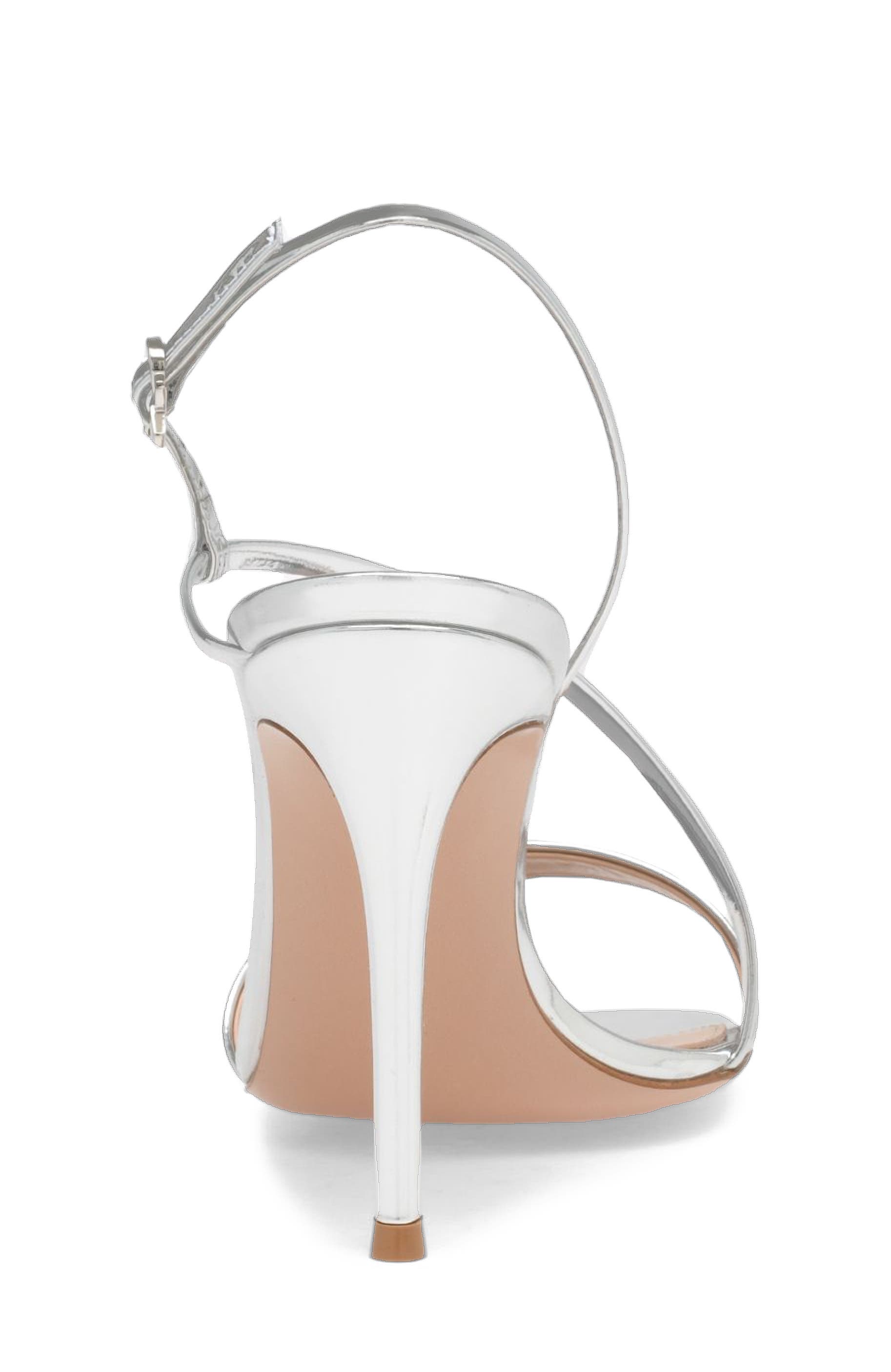 Manhattan 95 Sandal, Alternate, color, Metallic Silver Leather