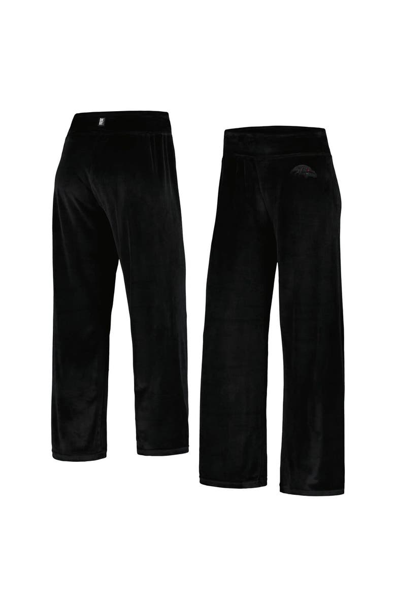 DKNY SPORT Women's DKNY Sport  Black Baltimore Ravens Demi Straight Leg Pants, Main, color, 