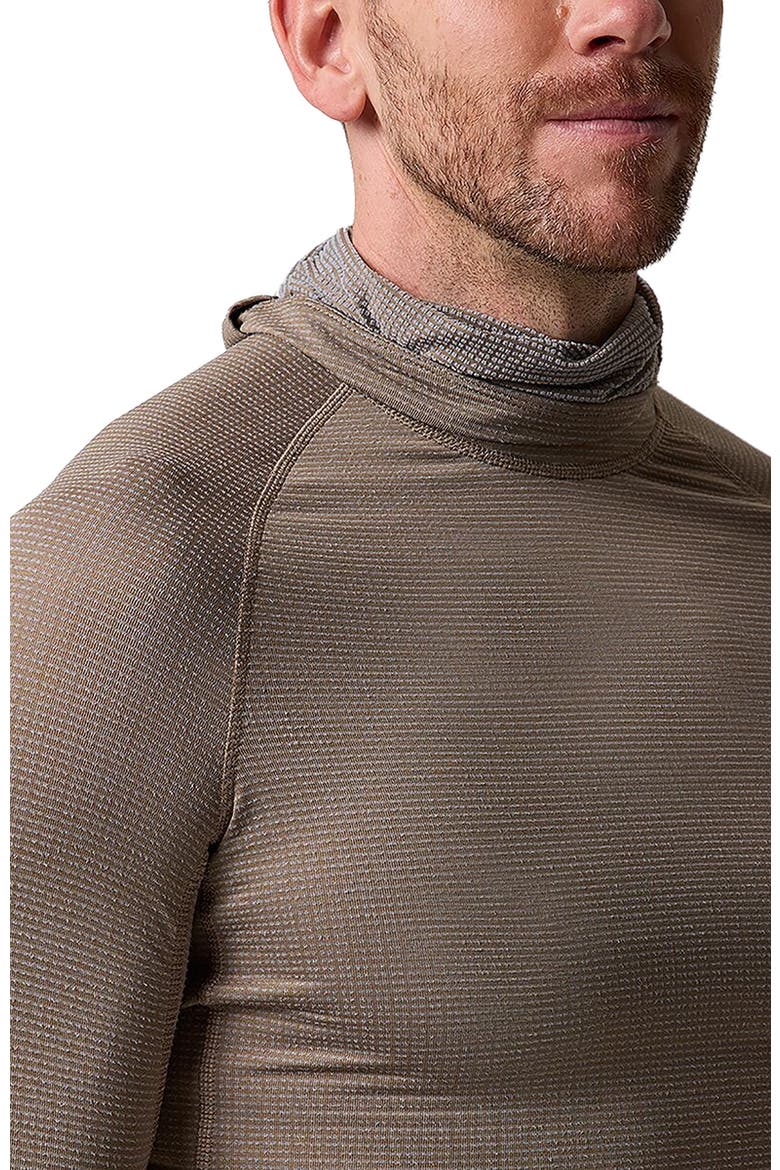 Pines Micrrid Ultra-Lt Baselayer Balaclava Top - Men's, Alternate, color, Fallen Rock