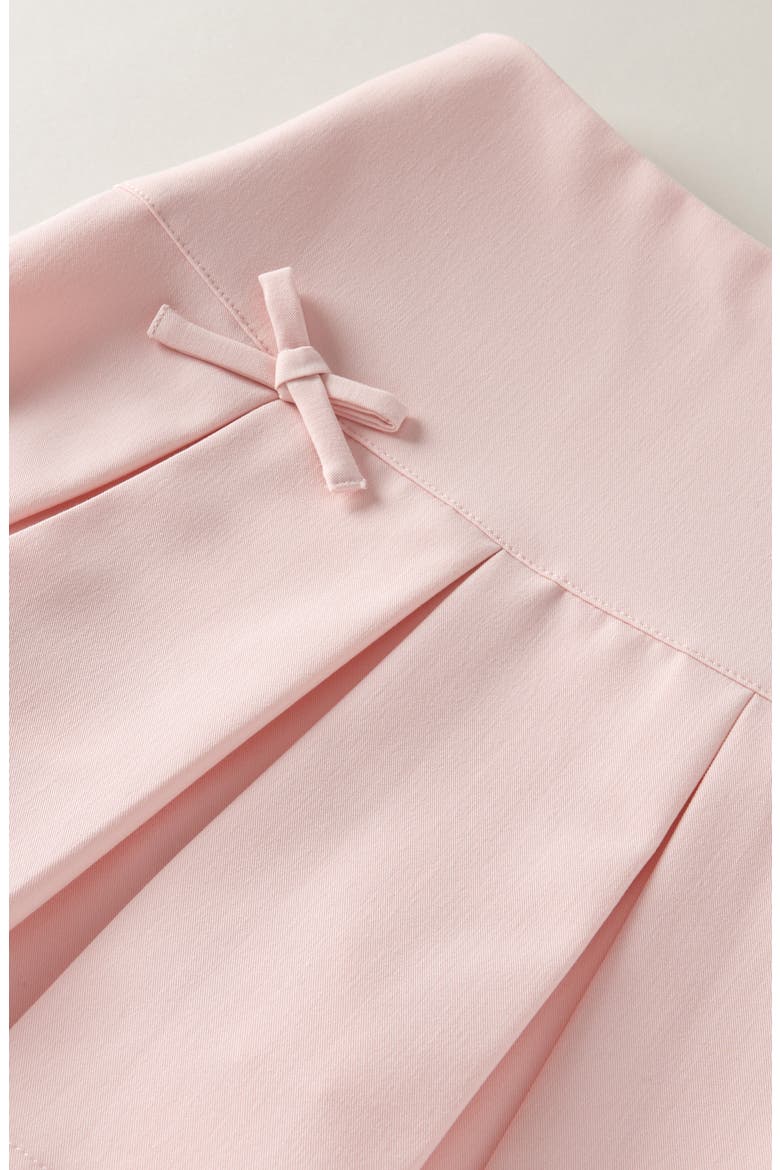 Kids' Bow Accent Pleated Skort, Alternate, color, PINK LOTUS