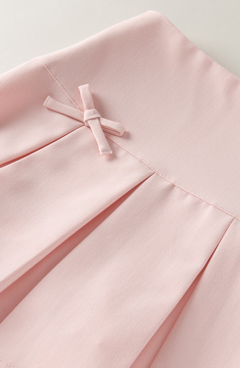 Nordstrom Kids' Bow Accent Pleated Skort, Alternate, color, Pink Lotus