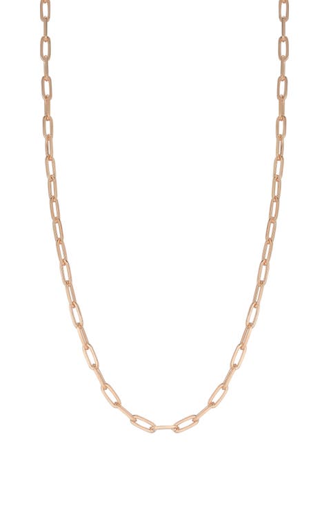 Paper Clip Chain Necklace